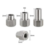 INJORA 4PCS 2/3/5mm M2 Long Nuts for 1/24 SCX24 AX24 - WH-22-235