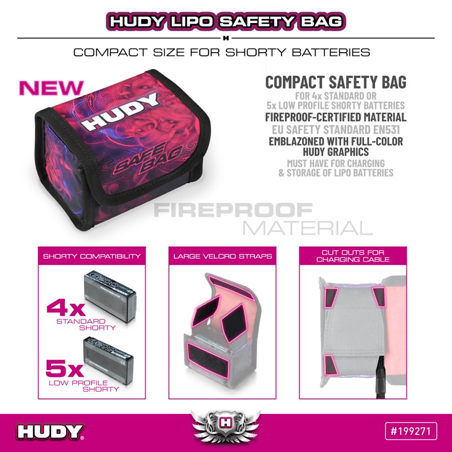 HUDY LIPO SAFETY BAG - COMPACT - 199271
