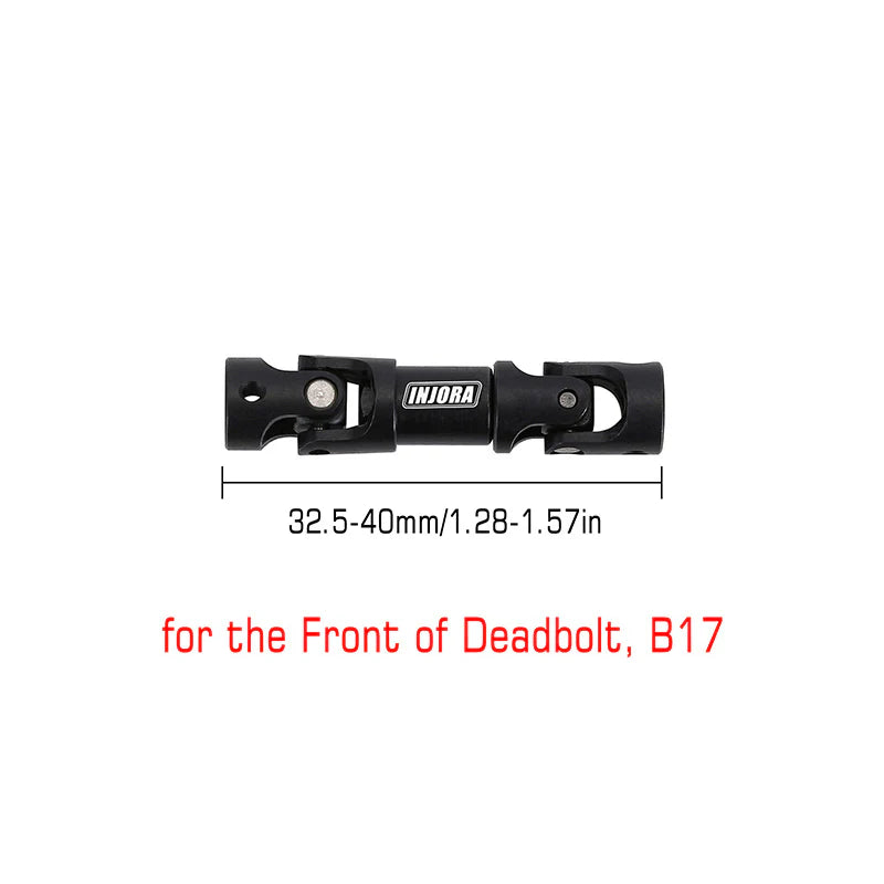 SCX24-140-32 INJORA Drive Shaft for SCX24 32.5-40m (Deadbolt Front)