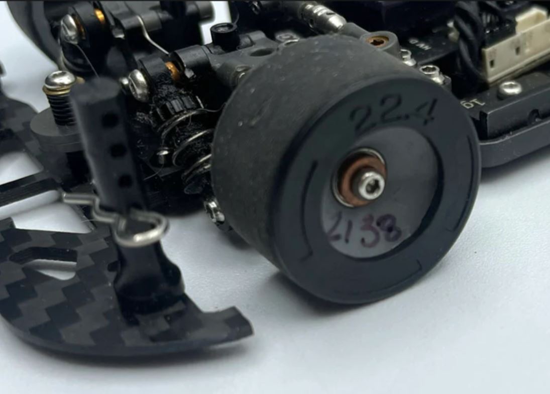 RX608B Reflex Racing Speed Dish Side Wheel Plate Set (22.40, 22.60, 22.80, 23.00) - Black