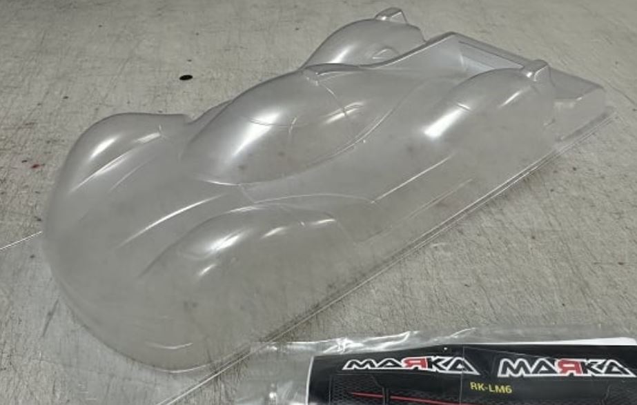 MRK-8046-05 Marka Mini-Z RK-LM6 Light Weight Racing Lexan Body Kit 98mm