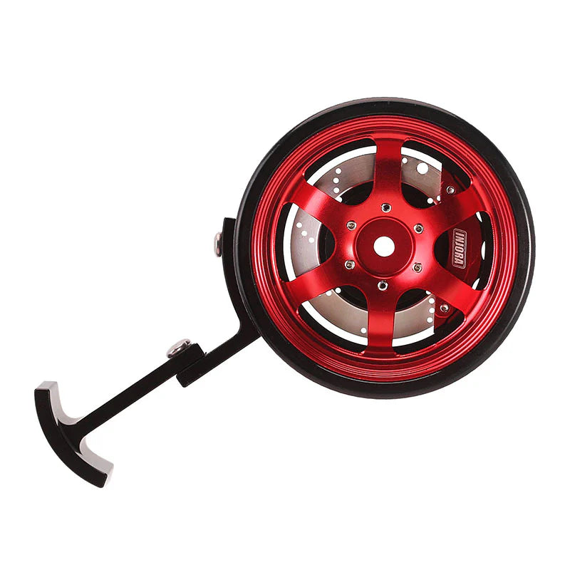 INJORA Aluminum One-handed Control Steering Wheel for TQI Transmitter TRX4M TRX4 TRX6 Slash Summit - RX4-14RD