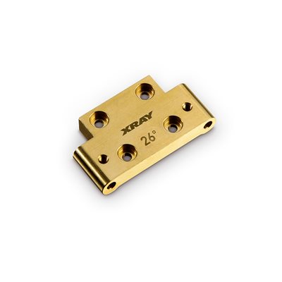 322312 X-ray Brass 46g Front Lower Arm Mount