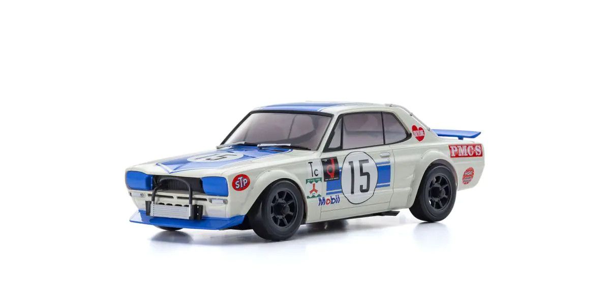 MZP472BL ASC MA-020 Nissan Skyline 2000GT-R (KPGC10) Racing 1972 No. 15 Blue