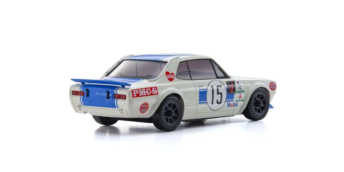 MZP472BL ASC MA-020 Nissan Skyline 2000GT-R (KPGC10) Racing 1972 No. 15 Blue