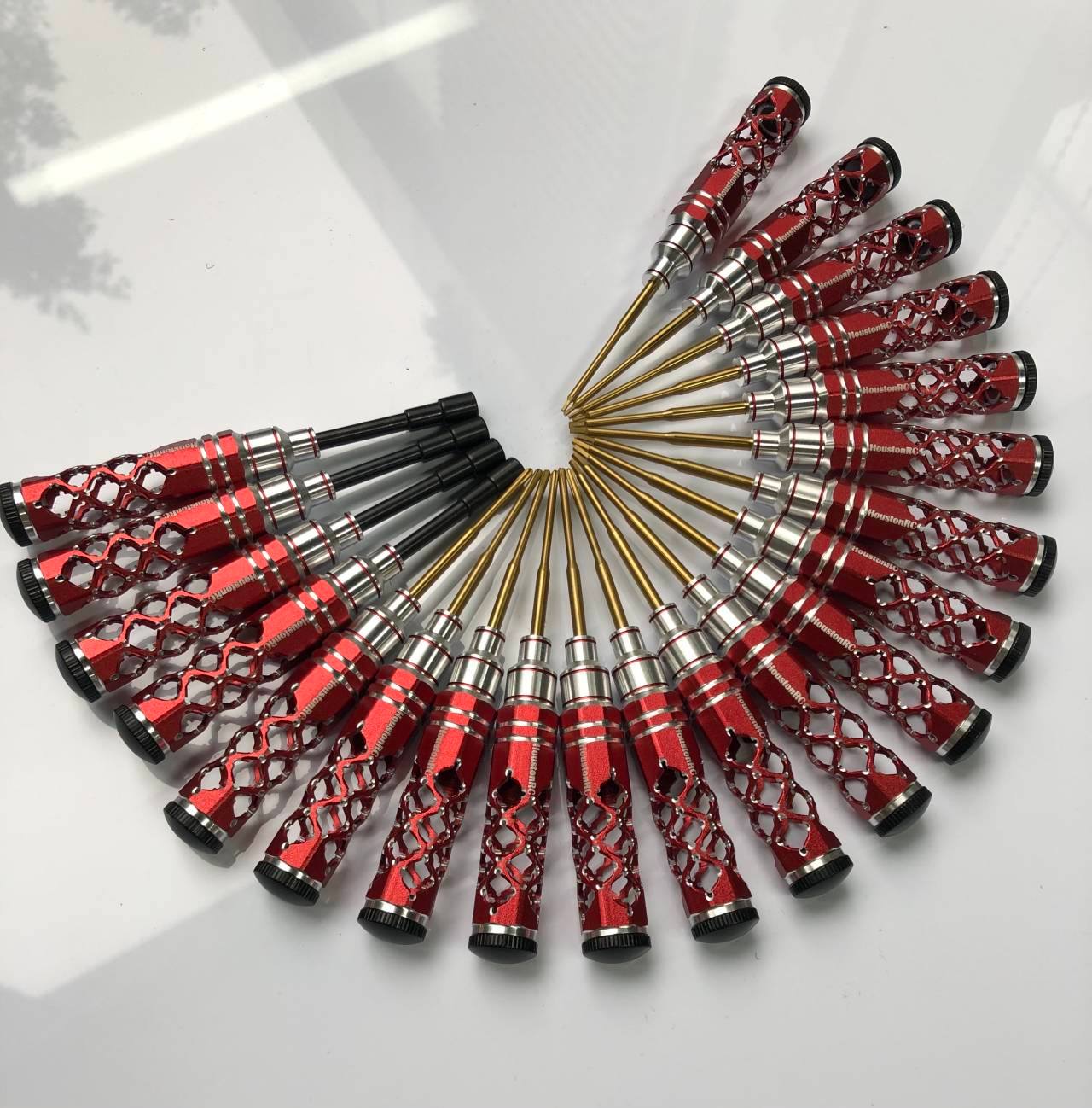 HoustonRC Tools - MiniZ Kit - Red Edition (0.9mm, 1.3mm, 1.5mm, PH2.0, 4.5mm Nut Driver)