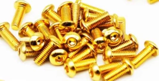 HoustonRC Gold Coated Button Head Screw M2x6/20pcs