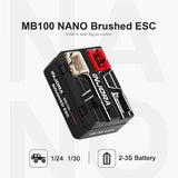 INJORA MB100 NANO Brushed ESC 15A for 1/24 1/30 1/32 RC Crawlers - MB100-NANO