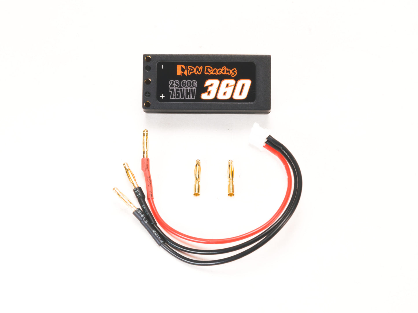 733360 PN Racing V5 LiHv 2S 7.6V HV 360mah 60C Hardcase Battery