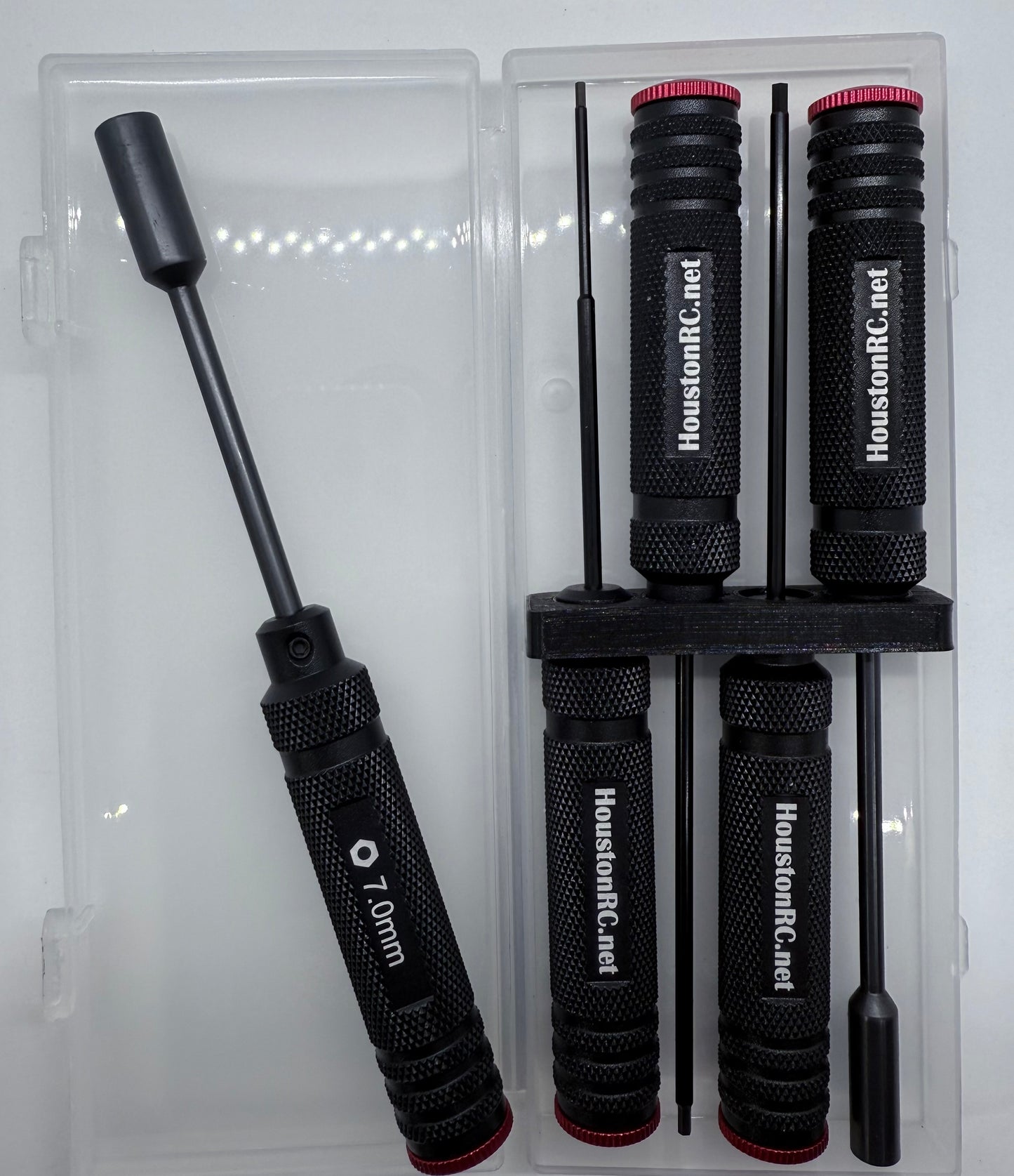 HoustonRC Tools - Large Essentials Set (1.5mm, 2.0mm, 2.5mm Hex Drivers, 5.5mm & 7.0mm Nut Drivers)