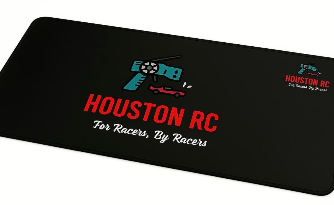 HoustonRC Pit Mat (Black) - 31.5"x16"