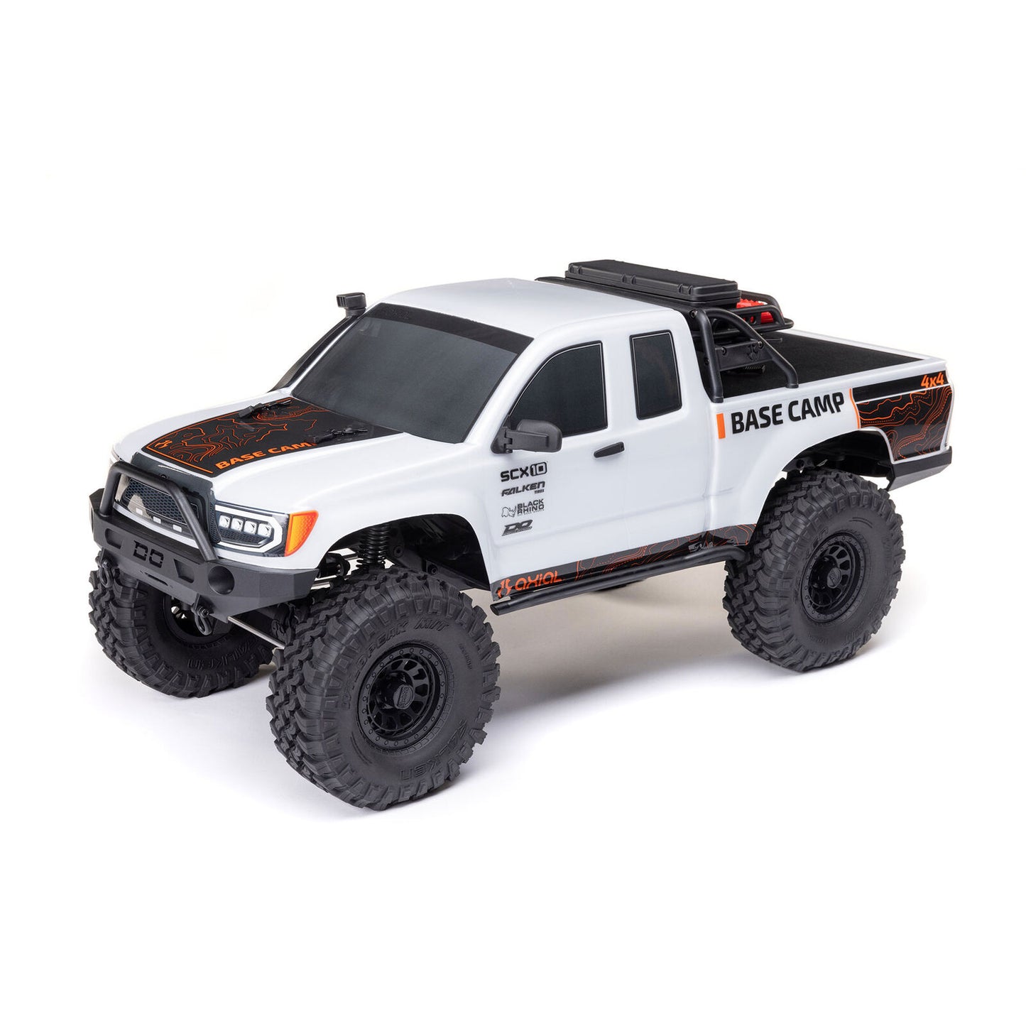 AXI-1375T1 1/10 SCX10 III Base Camp 4X4 RTR Brushed Rock Crawler, White