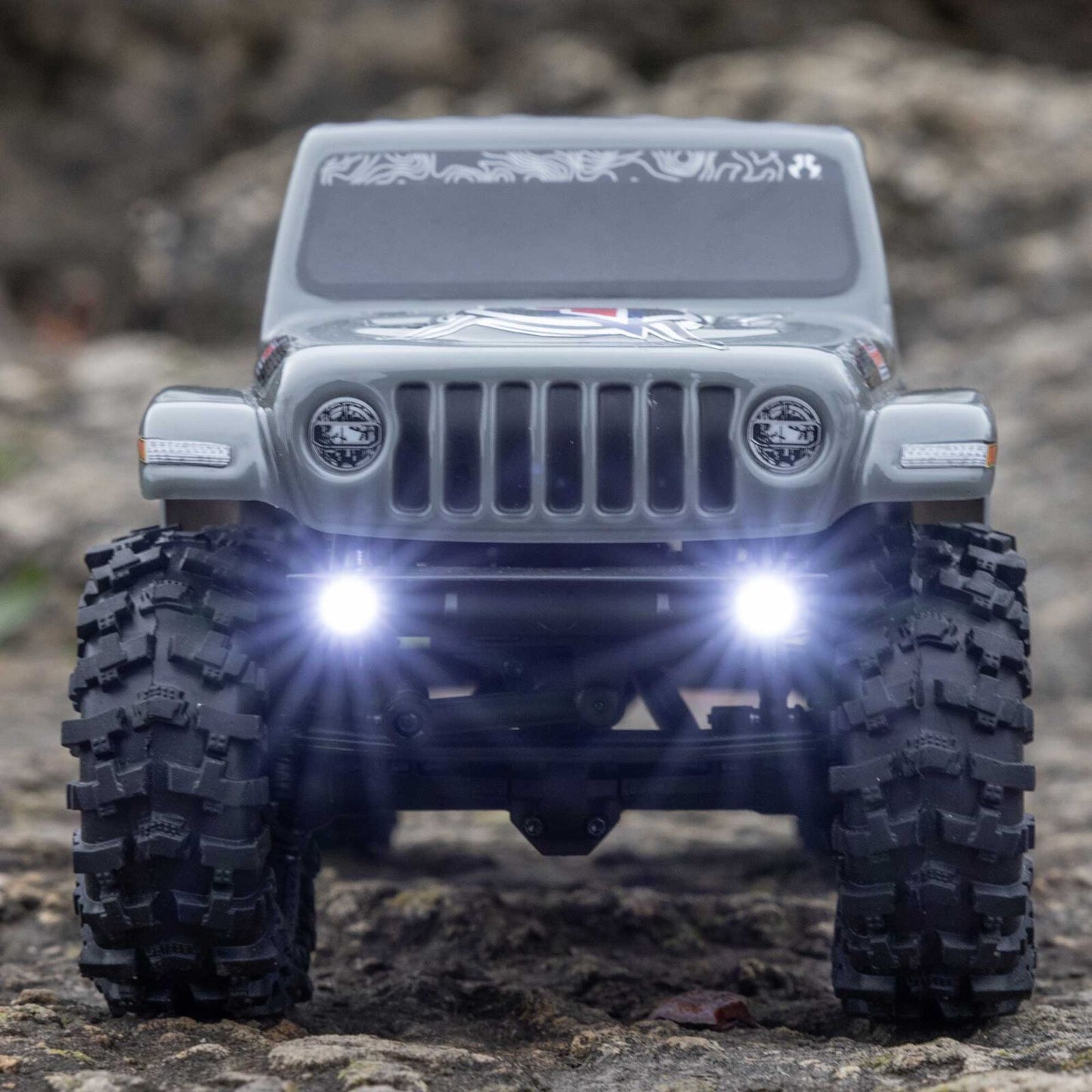 AXI-2324 Axial SCX24 Summit Racing Jeep Gladiator 4X4 Rock Crawler RTR (Battery & Charger Included), Gray