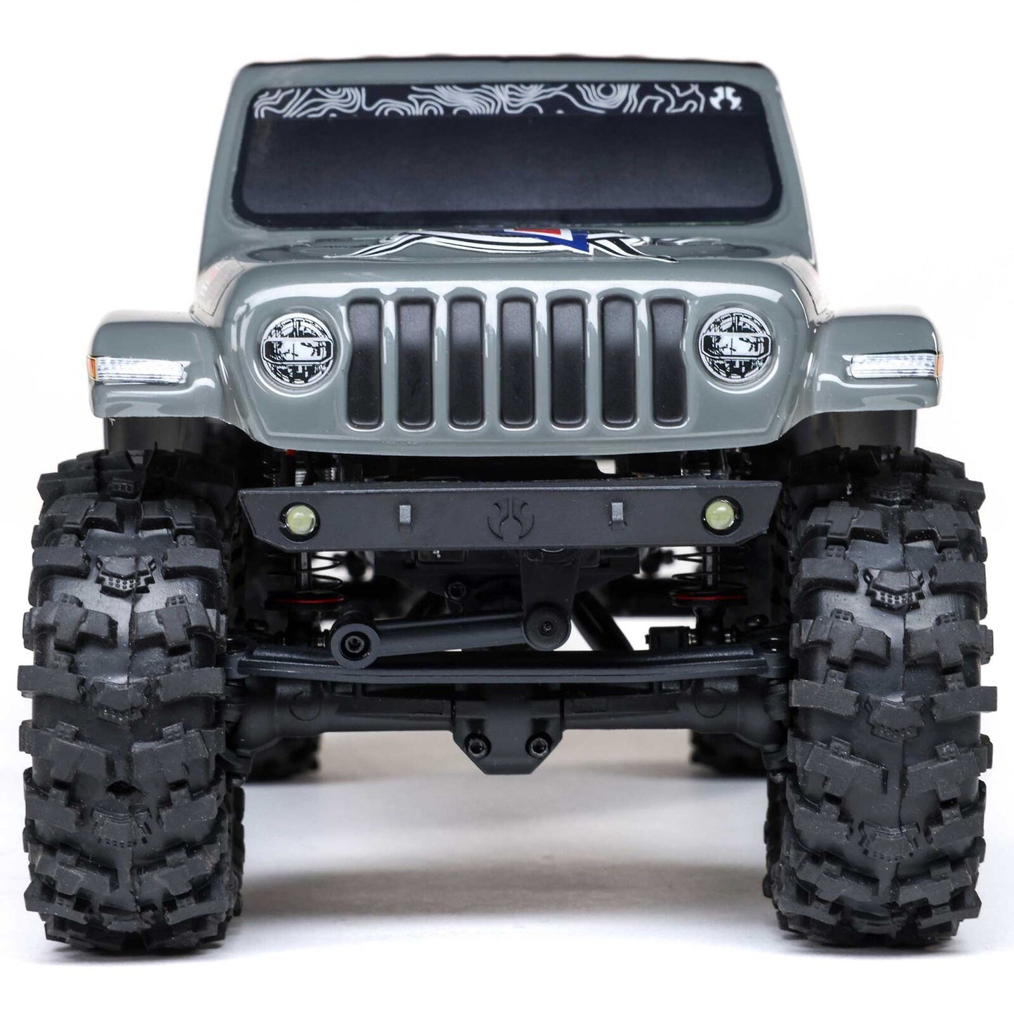 AXI-2324 Axial SCX24 Summit Racing Jeep Gladiator 4X4 Rock Crawler RTR (Battery & Charger Included), Gray