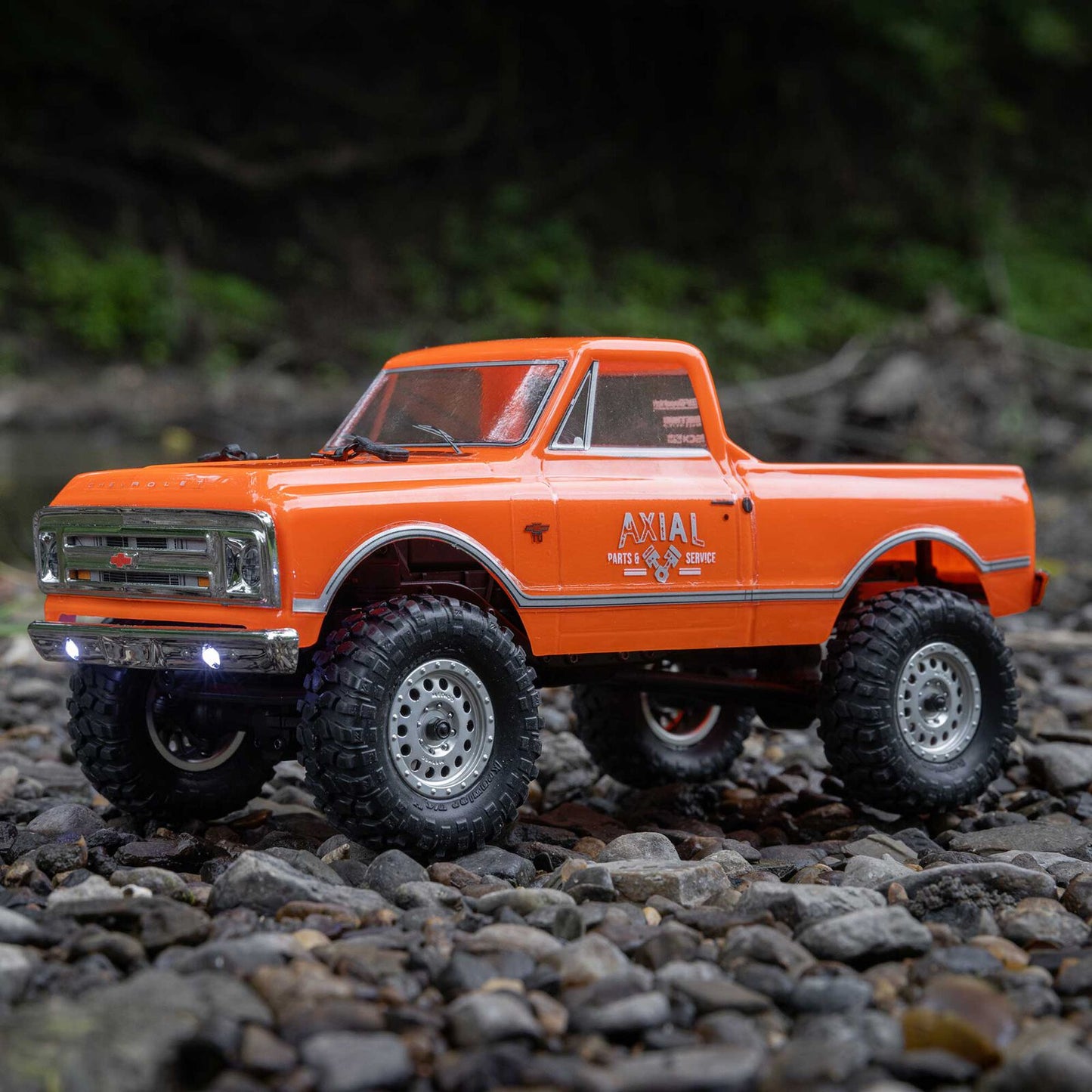 AXI00001V2T3 Axial 1/24 SCX24 1967 Chevrolet C10 4WD Truk RTR Orange