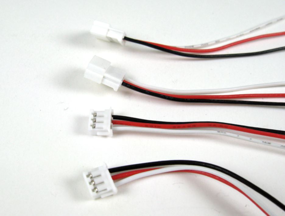 500805 JST 1.5 Plug 2 M & F Wires