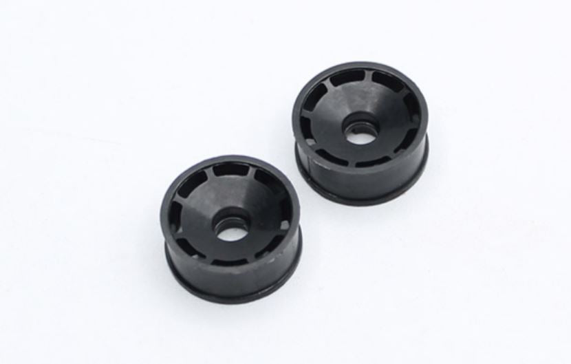 RX600F0B Reflex Racing Speed Dish Wheel Front - 0 offset (Black)