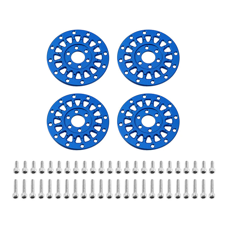 MW-F1304BL INJORA 1.3" ModuWheel 'Face' for 1.3" ModuWheel 1/18-1/24 RC Crawlers - BLUE