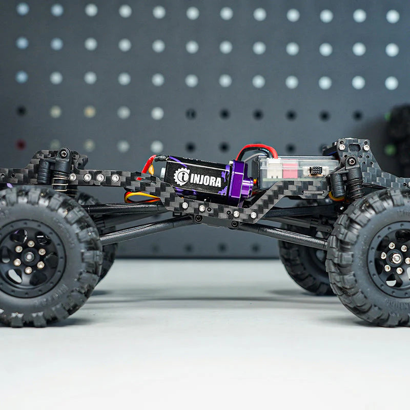 SCX24-182 INJORA Universal LCG Carbon Fiber Chassis Frame Kit for 1/24 SCX24