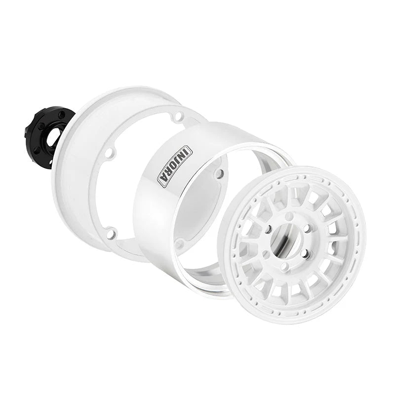 DGW-1902WH INJORA Aluminum 1.9” WHEELS FOR 1/10 RC Crawlers (W1902)