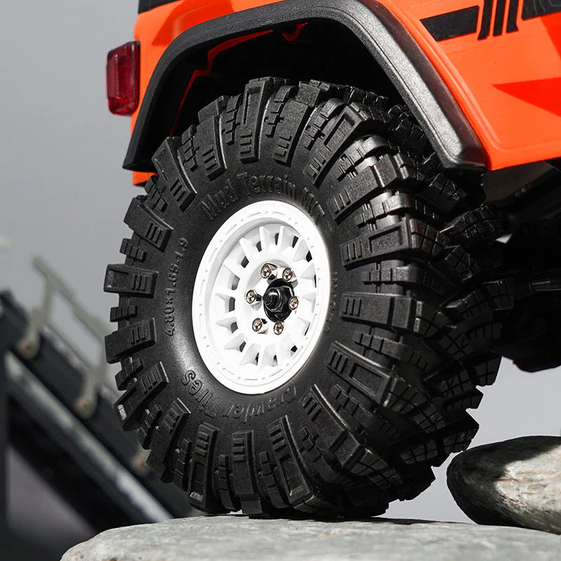 DGW-1902WH INJORA Aluminum 1.9” WHEELS FOR 1/10 RC Crawlers (W1902)