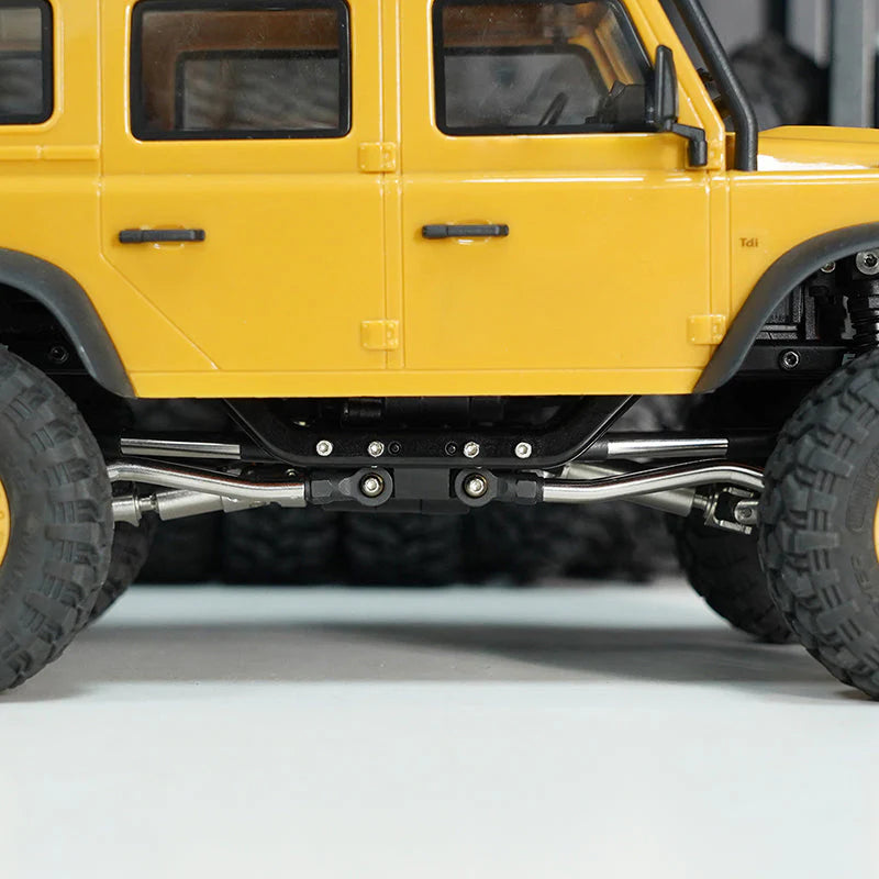 INJORA Stainless Steel High Clearance Chassis Links for 1/24 FMS FCX24M - FCX24M-11