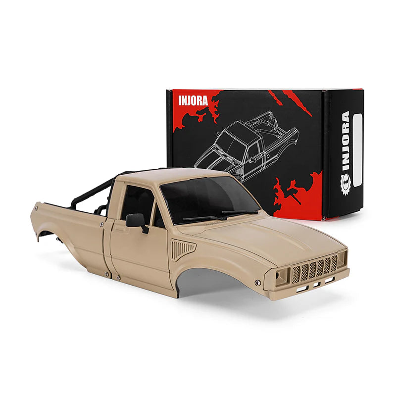 INJORA IR60-24YE Pickup Hard Body for 1/24 SCX24 C10 JLU Bronco Base Camp 4Runner Yellow