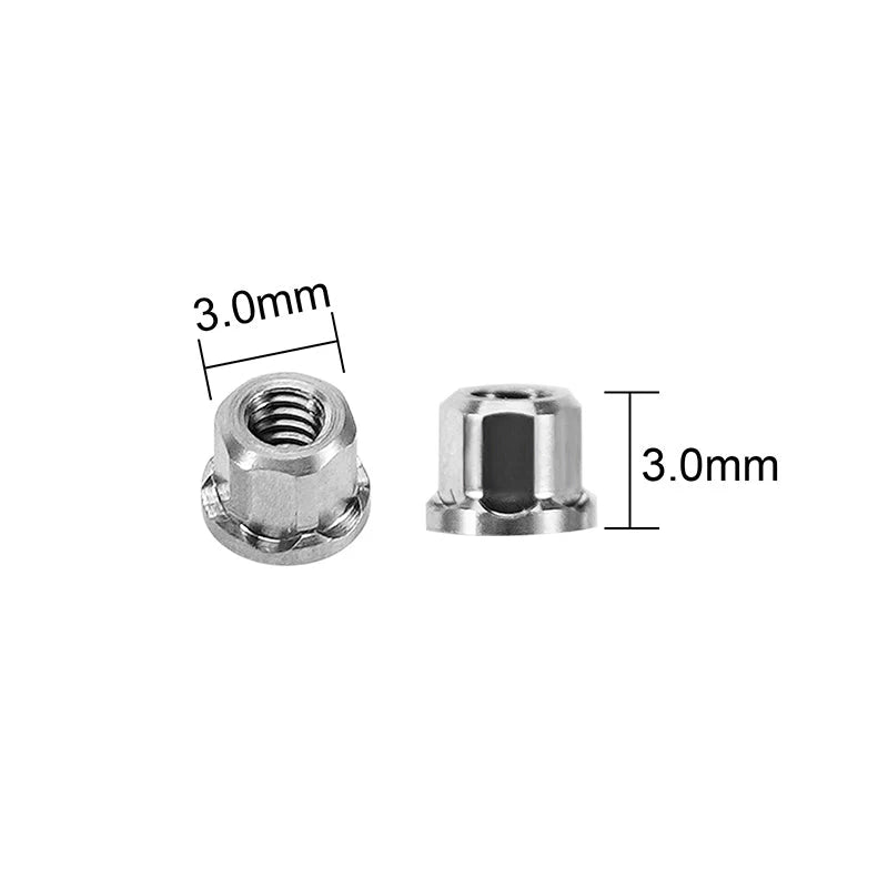 INJORA Custom M2 3.0" Wheel Nuts for SCX30 - SCX30-12-8