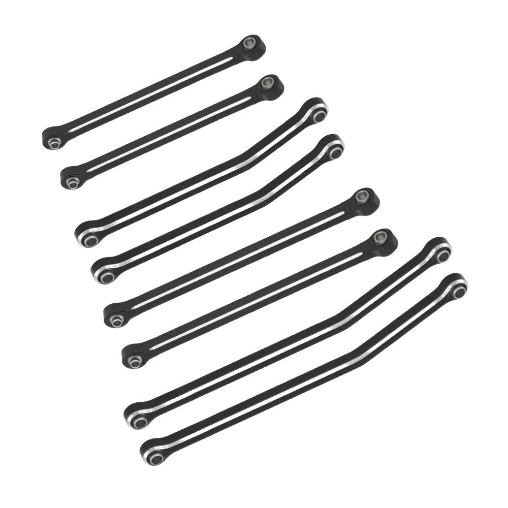 Houston RC SCX30 Aluminum Links (Black) 8pcs - DTSCX3018BL