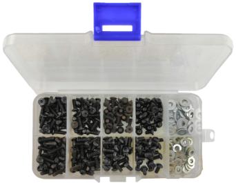 Houston RC Essentials 180pcs M3 Screws , Shims and Box - HRCKRSB018
