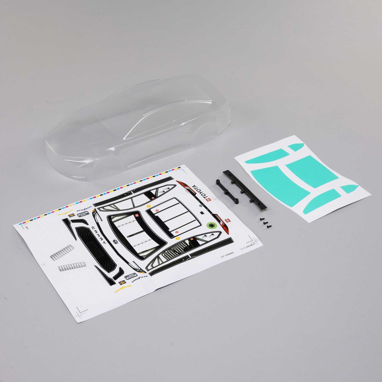 LOS-1918 Toyota Clear Body NASCAR GROM