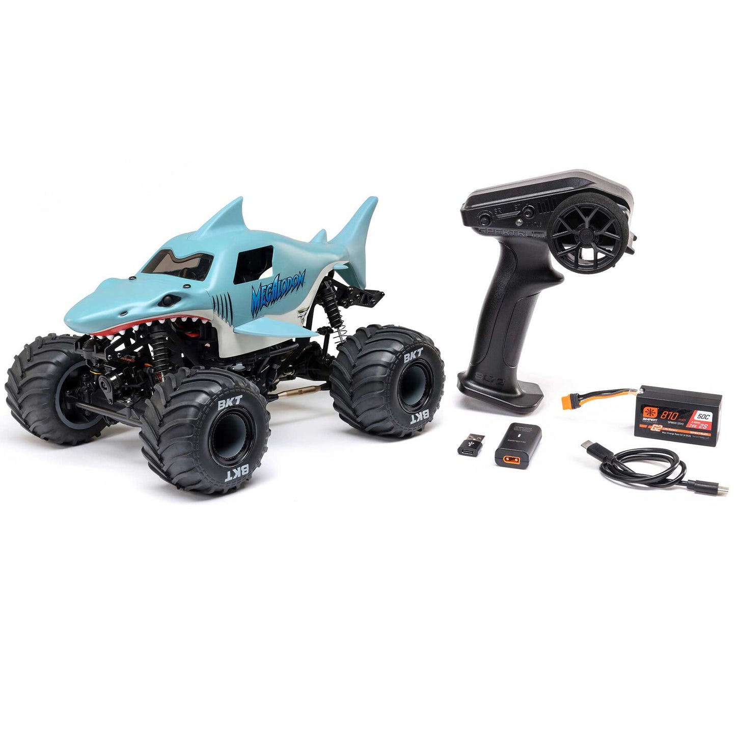 LOS01026T3 Losi Mini LMT Megalodon 4x4 Monster Jam Truck