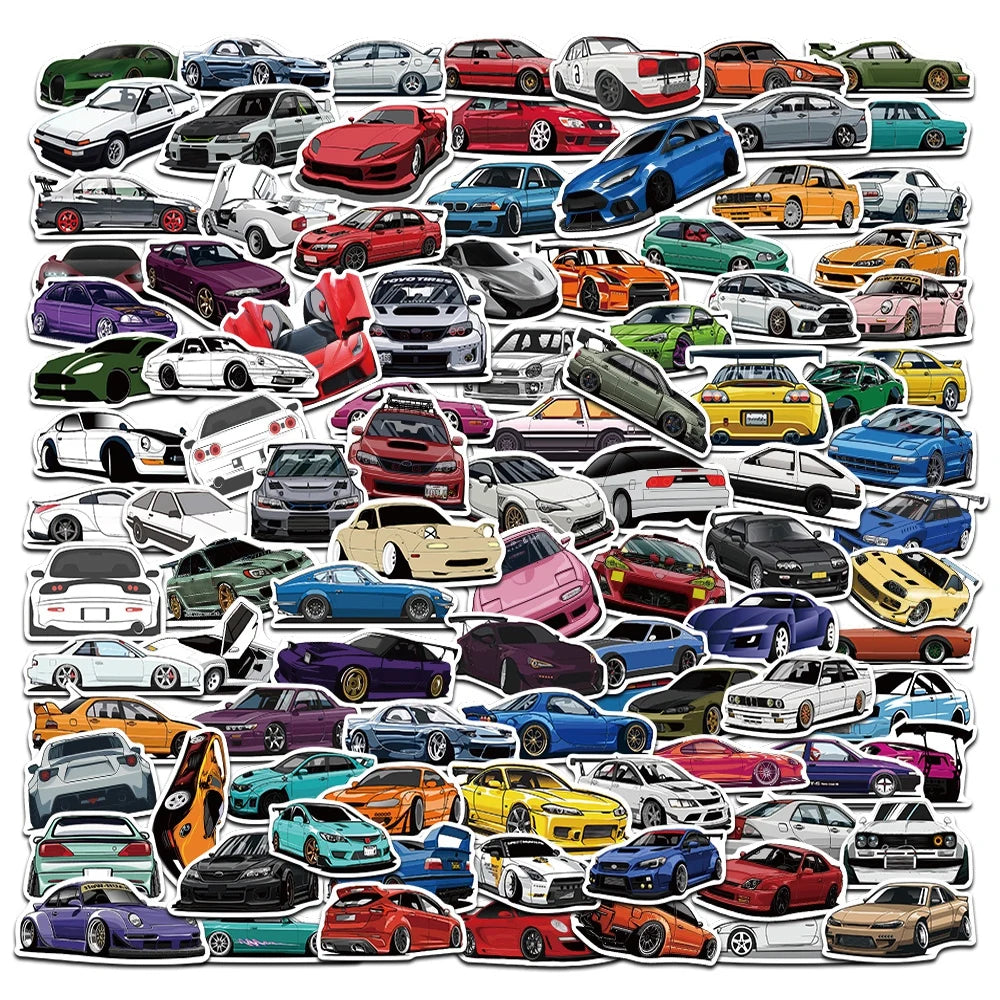 HRC RC Car Model Stickers