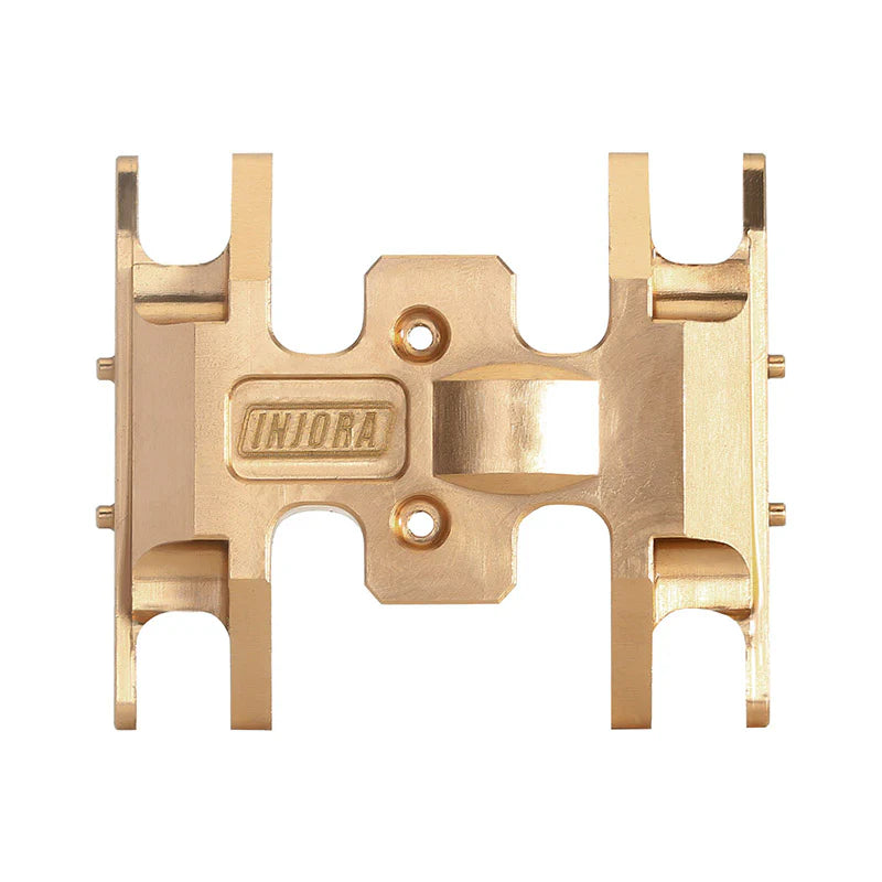 SCX24-12GD INJORA Brass Skid Plate Gearbox Transmission Mount for Axial SCX24