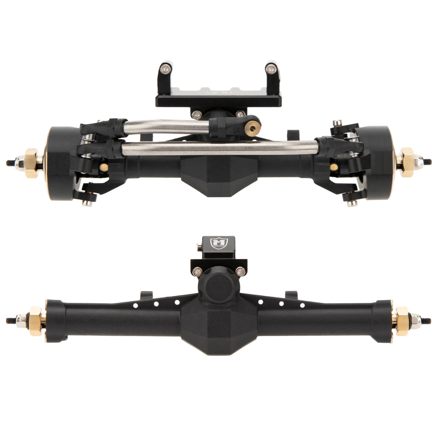 SCX24-01-KY1569 MEUS Racing Plastic Nylon Isokinetic 3-Section CVD Front Rear Axles Maximum Steering Angle 52° +5MM for SCX24 Deadbolt C10 JLU Gladiator Bronco - Front & Rear axles