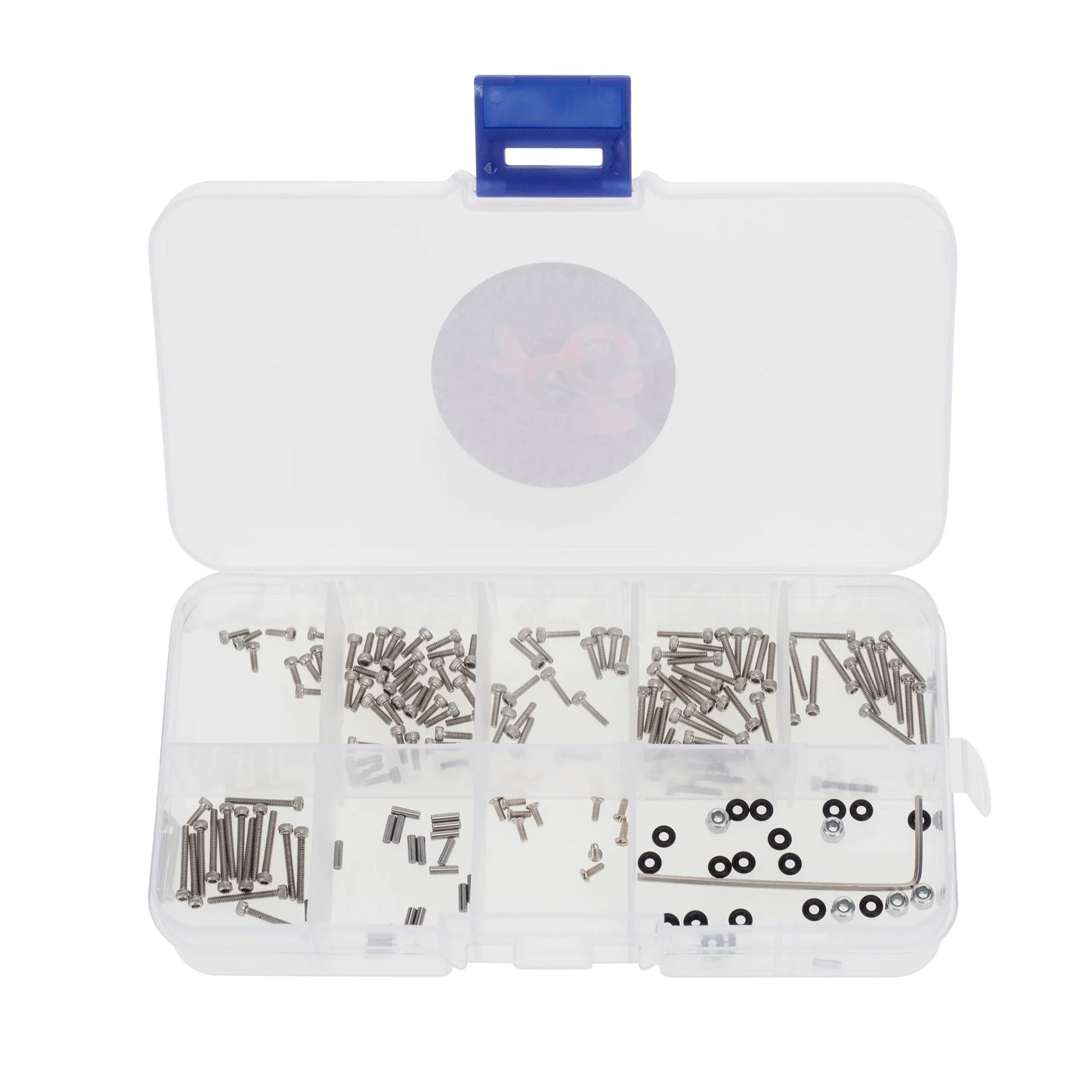 SCX24-01-KY0186 MEUS Racing Stainless Steel Full Car Screws Box Set for Axial SCX24
