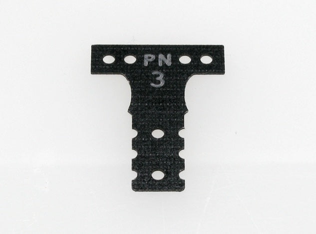 MR3043K PN Racing Mini-Z MR03 MM G10 Black Fiber Glass T-Plate #3