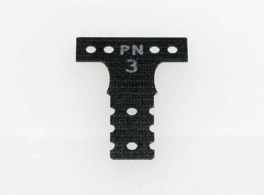 MR3043K PN Racing Mini-Z MR03 MM G10 Black Fiber Glass T-Plate #3