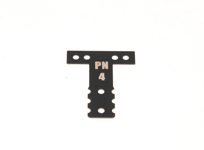 MR3074K PN Racing Mini-Z MR03/MR04 MM Spring Steel T-Plate #4 (Black)