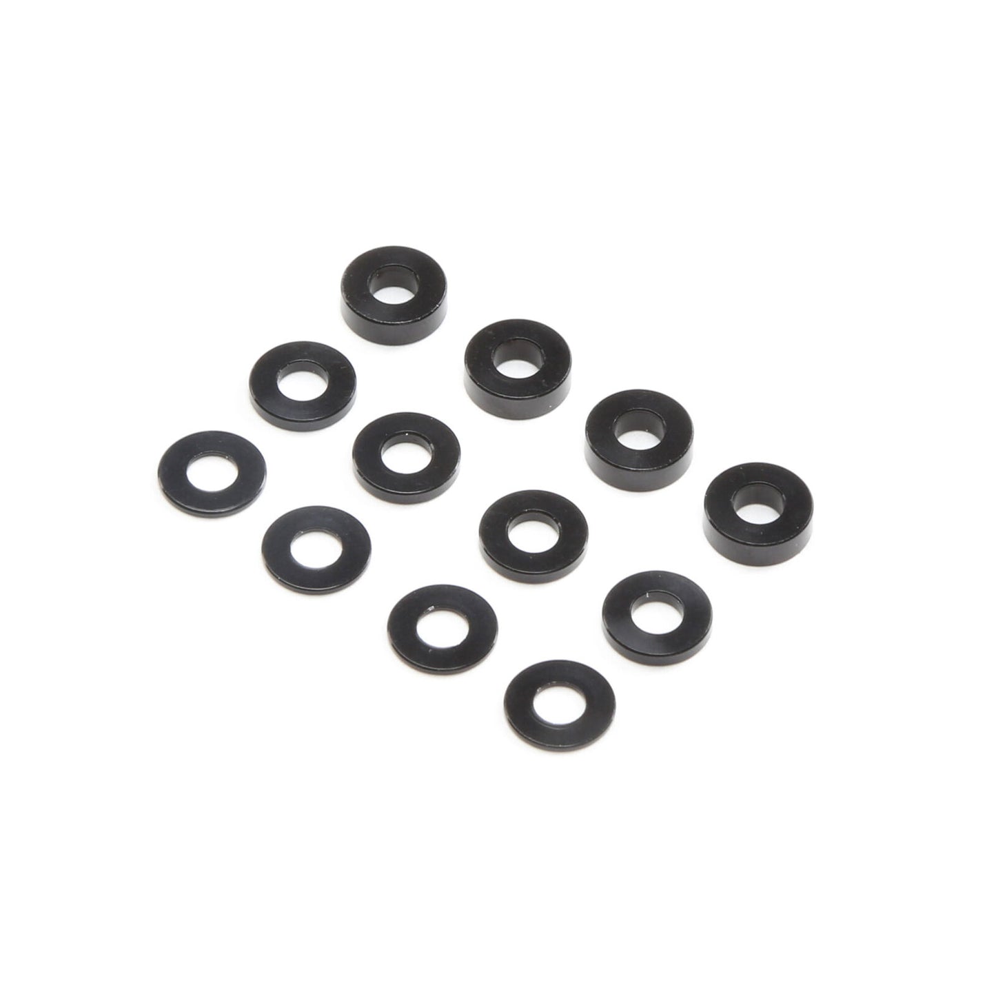 TLR336007 TLR M3 Caster Block Aluminum Washer Set, Black (4)