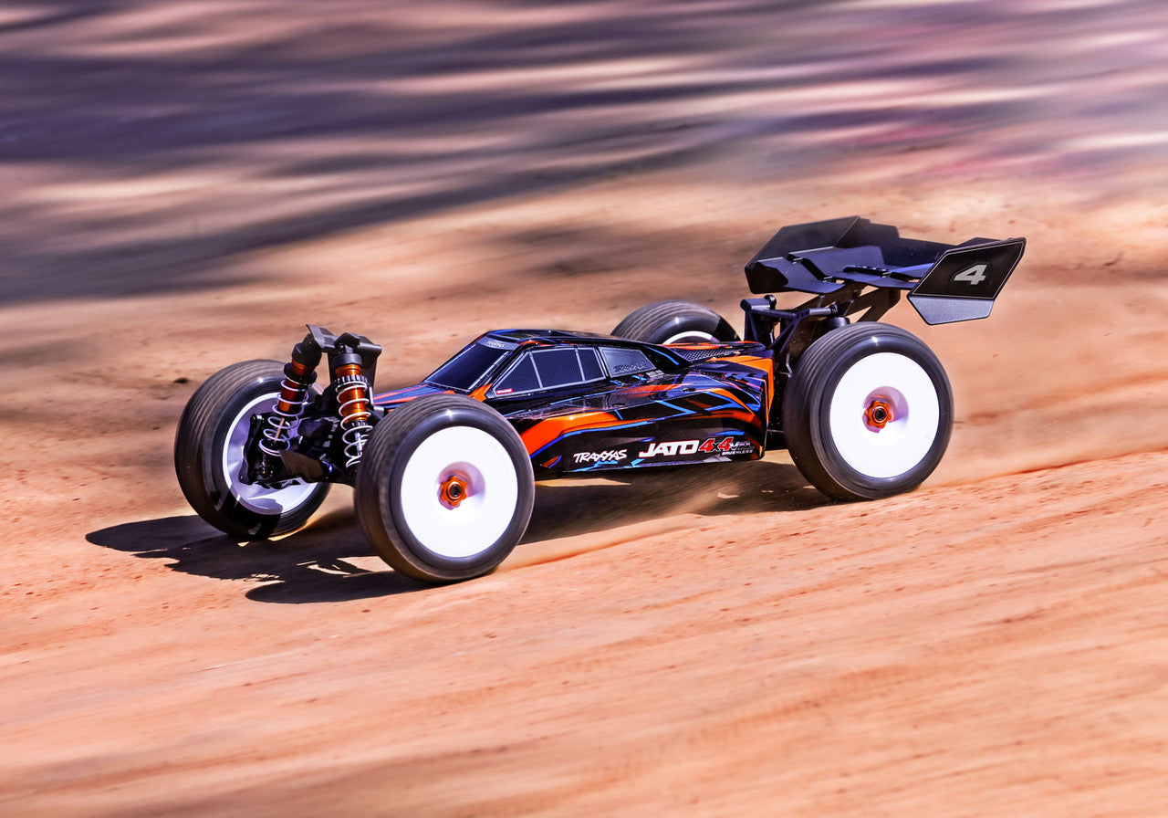 Traxxas Jato® 4x4 VXL 1/10 Brushless Electric Racing Buggy (Orange) w/TQi 2.4GHz Radio & Link Module - 90386-4-ORNG