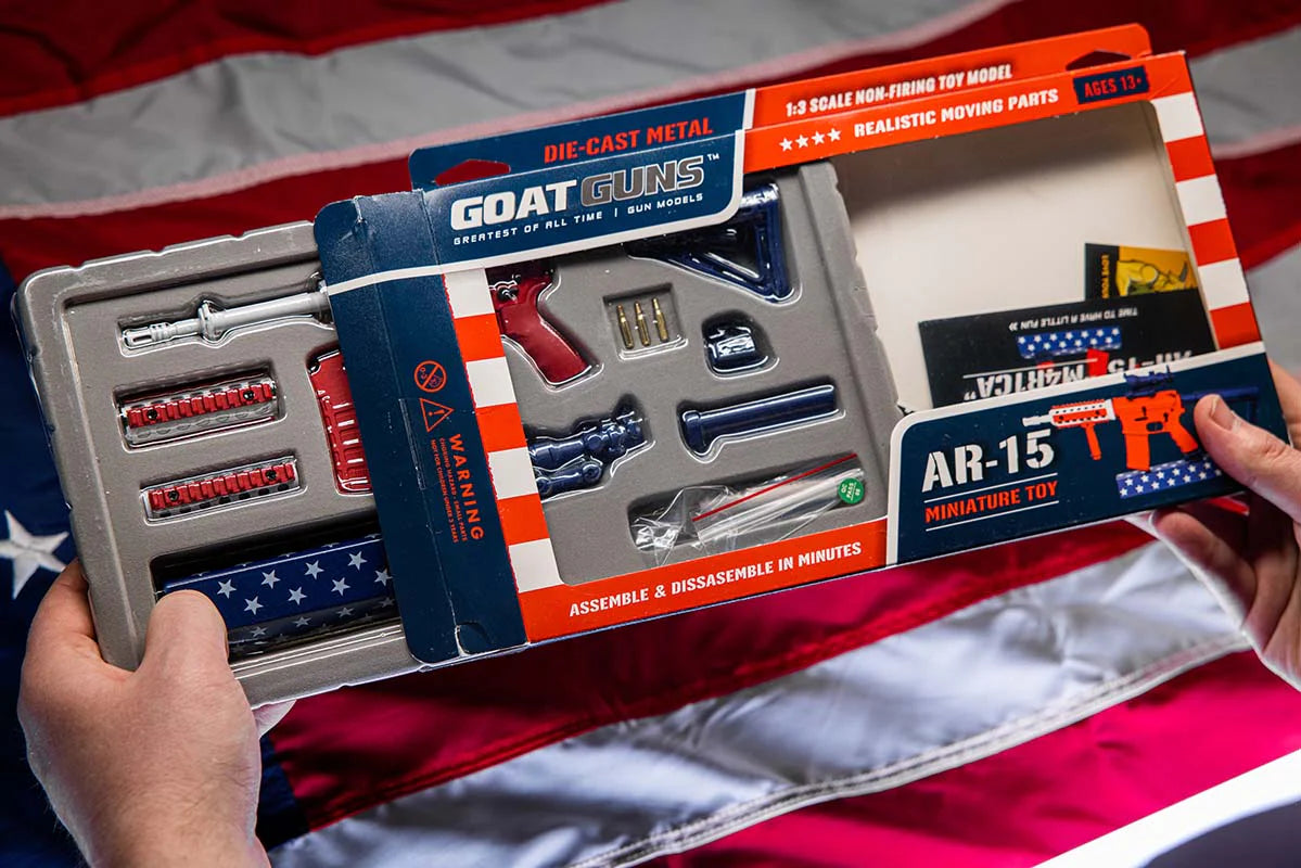 GOAAR-USA Goat Guns Miniature 1/3 Scale Die-Cast AR15 Model Kit USA
