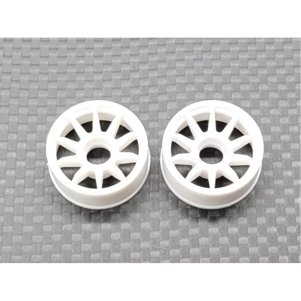 WHC007-1 GL Racing White RWD Rims (N-1)