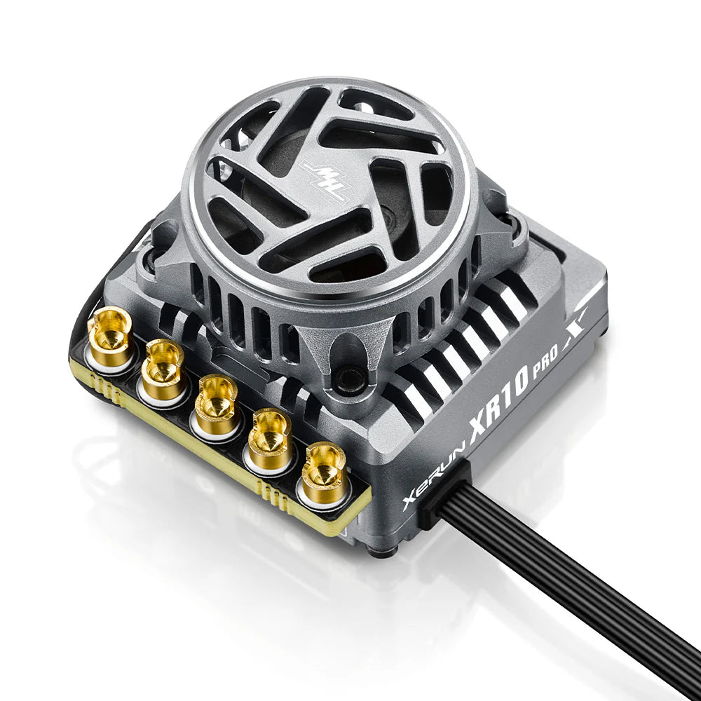 30112620 - XR10 Pro G3X Stock Spec 1/10 160A Sensored Brushless ESC (Titanium Grey)
