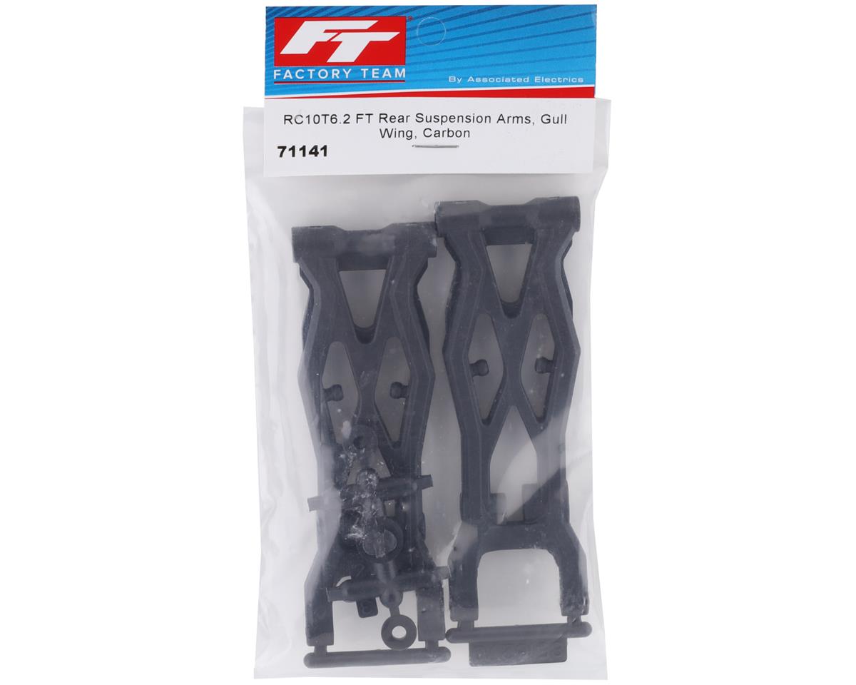 71141 Team Associated RC10T6.2 Factory Team Carbon Rear "Gullwing" Arms