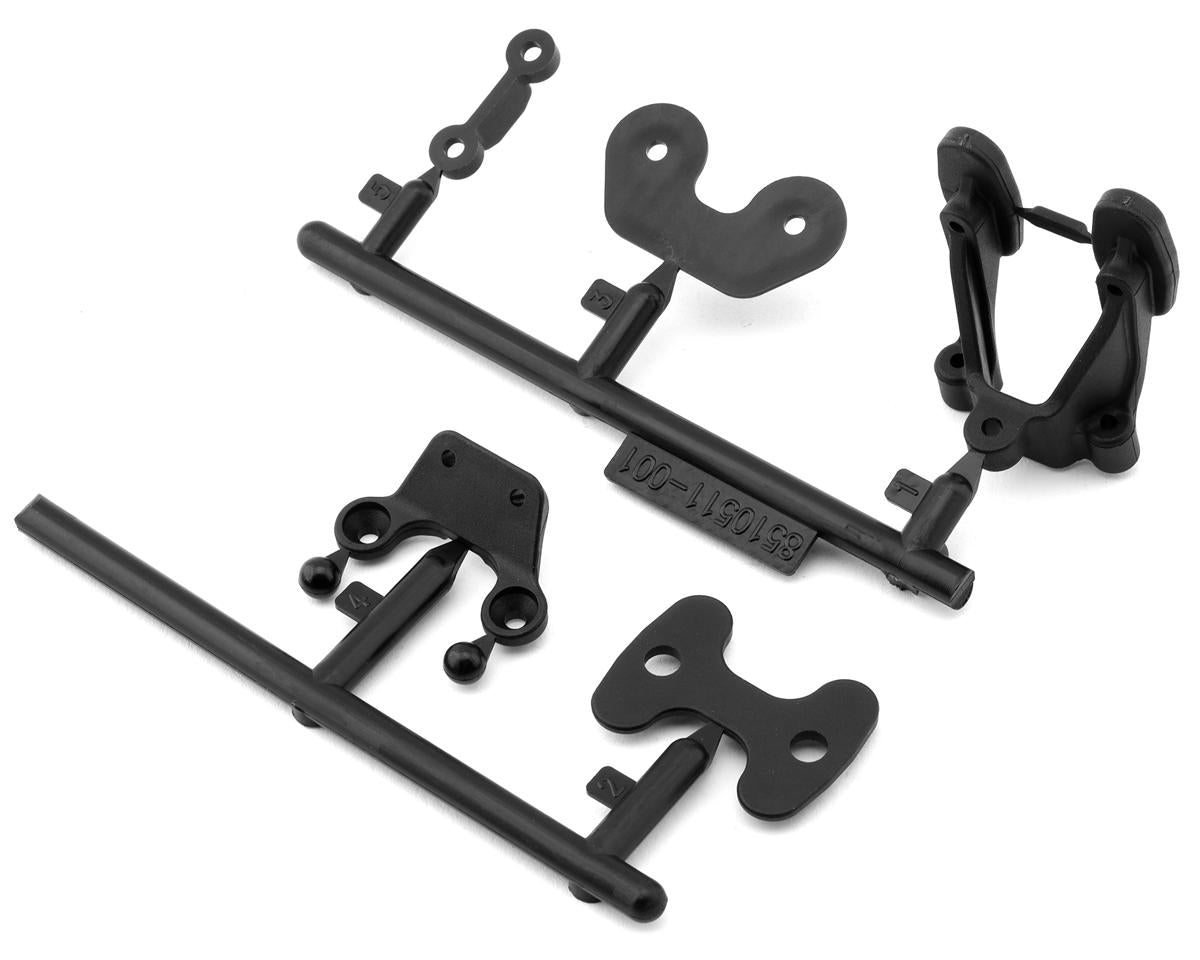 92417 - RC10B7 Rear Wing Mount and Body Mount