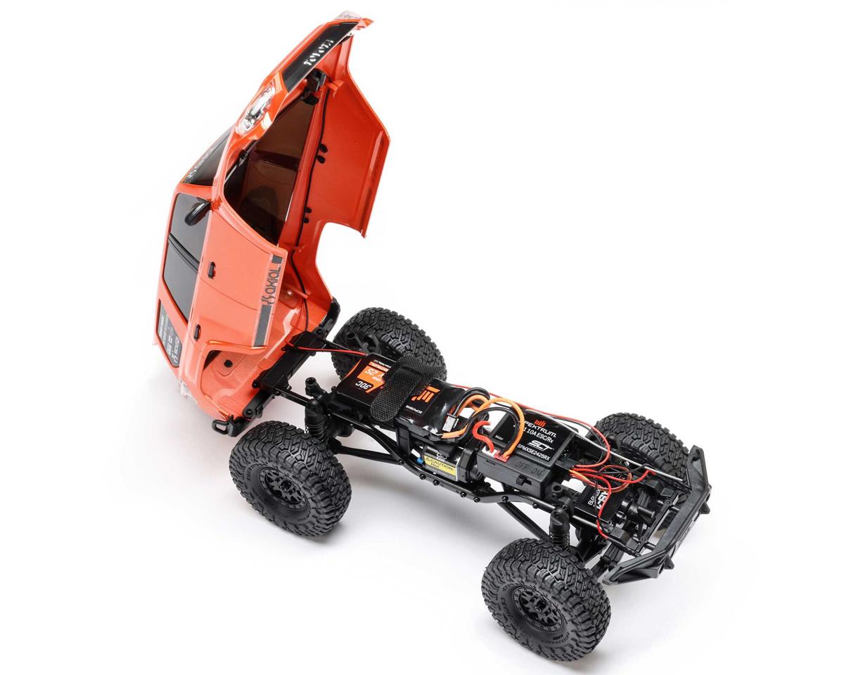 AXI-2035T1 Axial SCX24 Toyota 4Runner 1/24 4WD RTR Scale Mini Crawler (Orange) w/2.4GHz Radio, Battery & Charger