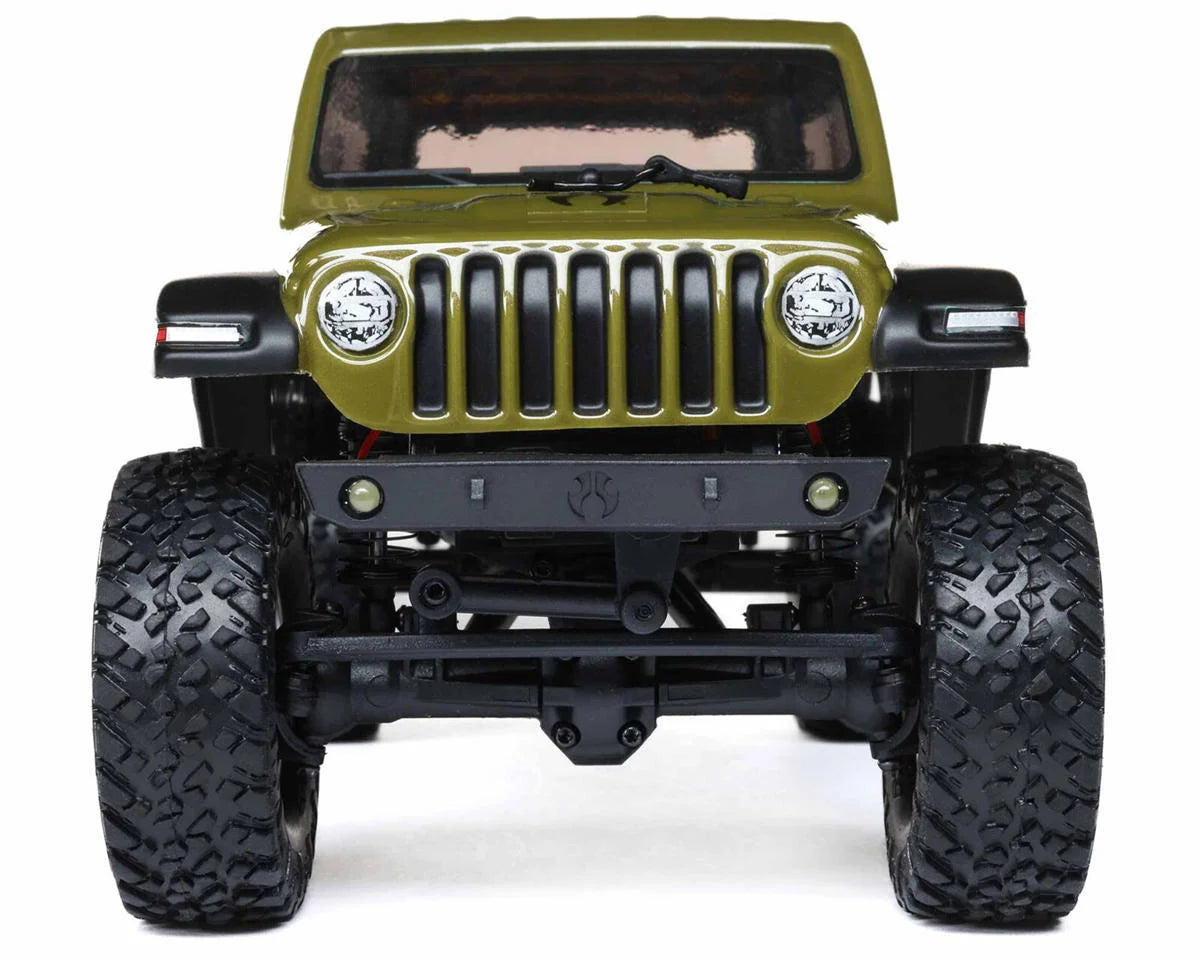 AXI00002V3T4 Axial 1/24 4WD SCX24 2019 Jeep Wrangler RTR Green