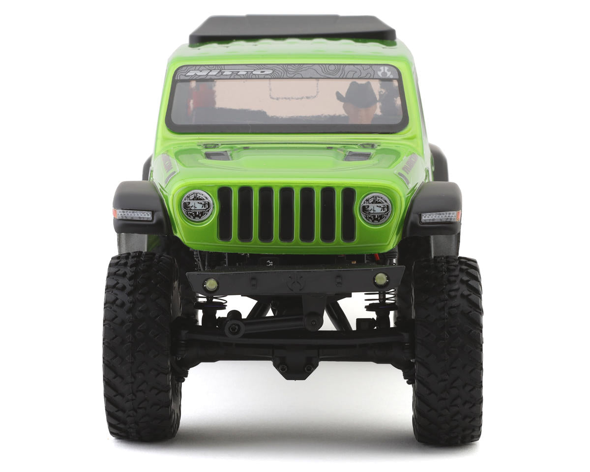 AXI00005V2T3 Axial SCX24 Jeep Gladiator 1/24 4WD Rock Crawler Green