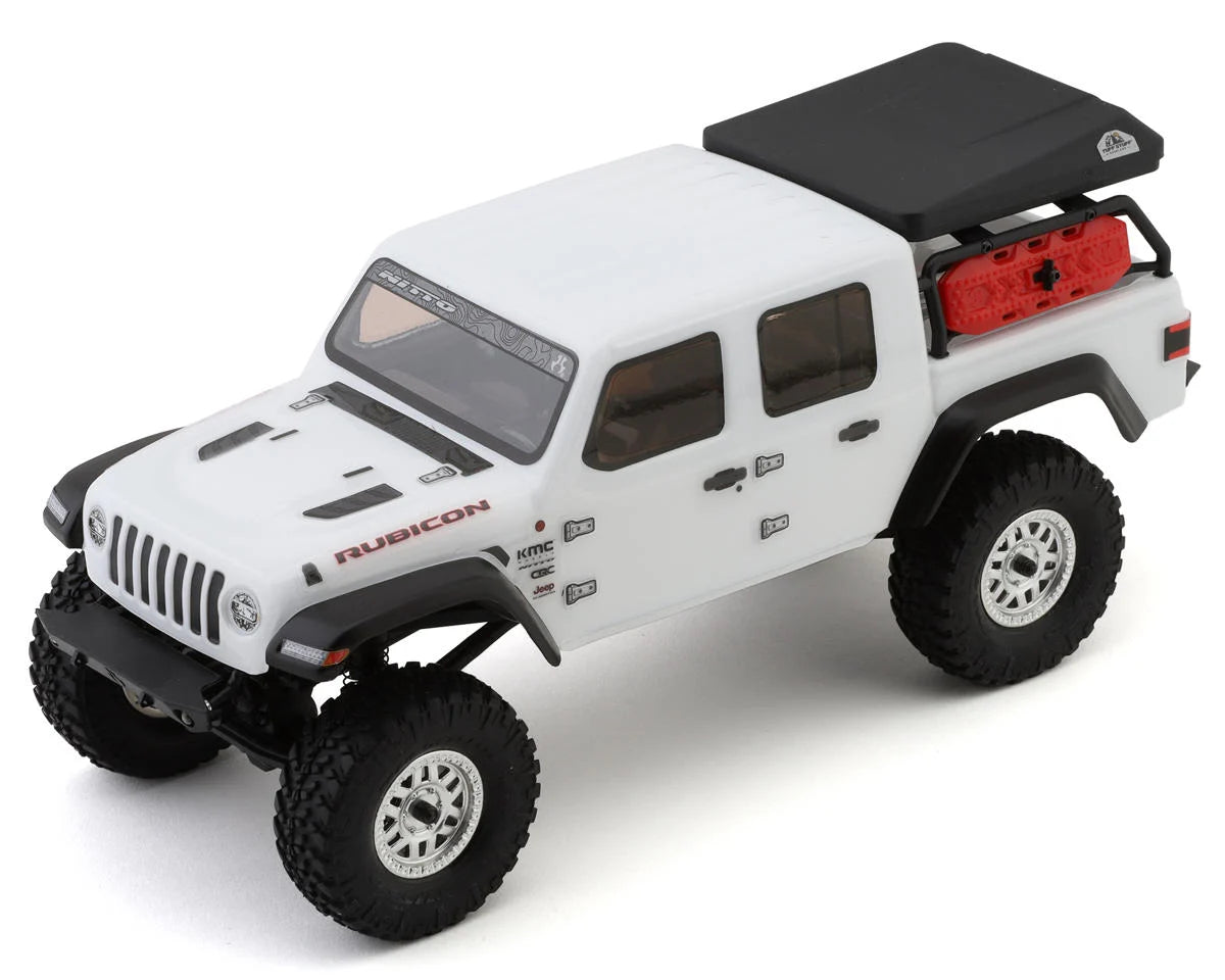 AXI00005V2T4 Axial SCX24 Jeep JT Gladiator 1/24 4WD RTR Scale Mini Crawler (White) w/2.4GHz Radio